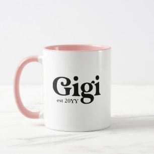 Gigi har etablerat Retro Anpassningsbar Grandma Mu Mugg