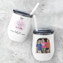 Gigi Hej Bevackra Rosa Family Photo Vattenflaska