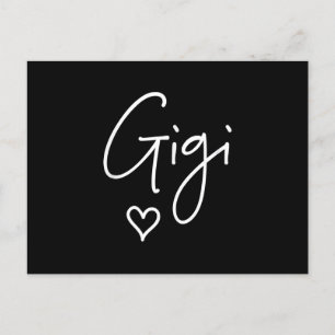 Gigi Kvinnor Julpresenter Mormor Inbjudan Vykort