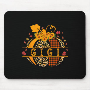 Gigi Leopard Skriv ut Pumpkin för Grandma Gigi Wom Musmatta
