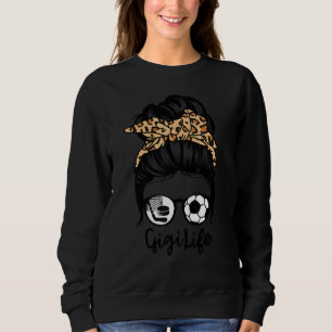 Gigi Life Messy Bun Hair Funny Soccer Hockey Gigi T Shirt