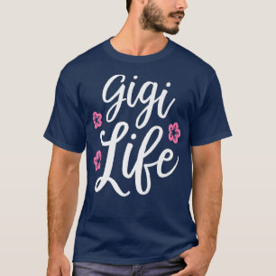 Gigi Life Mors dag Grandma Grandmor Cute Flo T Shirt