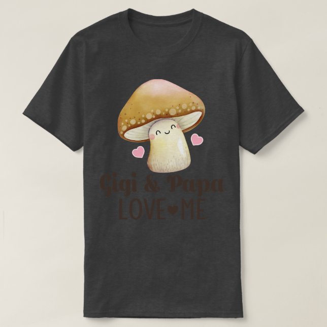 Gigi och Pappa Kärlek Me T Shirt (Design framsida)