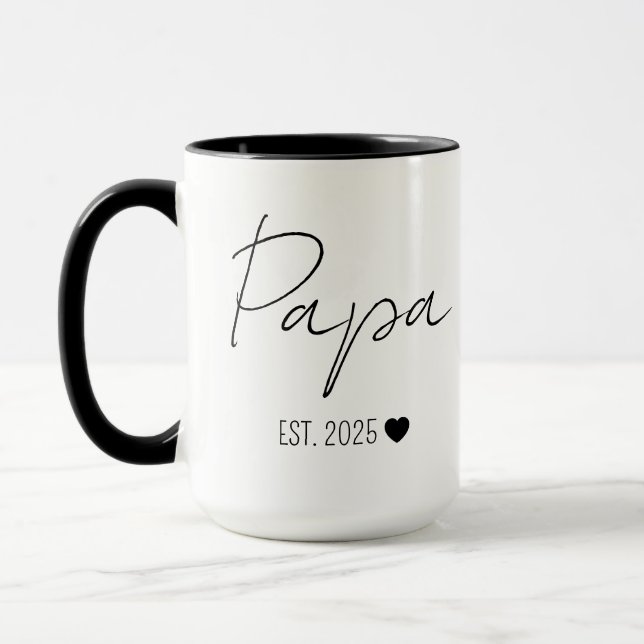 Gigi och Pappa Mugg, Gravid Announc. Mugg (Vänster)