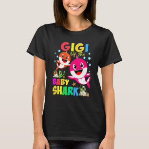 Gigi of the Baby Birthday Shark Gigi Shark Christm T Shirt