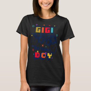 Gigi of the Birthday Boy Theme Video Gamer Family T Shirt
