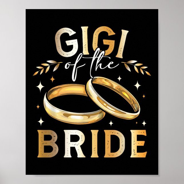 Gigi of the Bride Bride’s Gigi Bröllop and Engagem Poster (Framsidan)