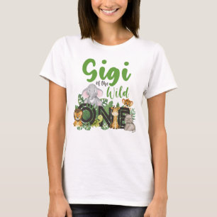 Gigi of the Vild One Safari Animals som matchar T Shirt