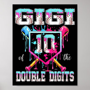 Gigi på dubbla siffror 10-års födelsedags pojke poster