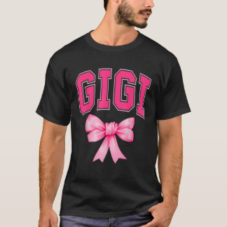 Gigi Rosa Coquette Bow Mor's Day Matching Famil T Shirt