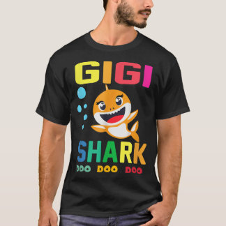 Gigi SharkGigi Shark Lover Family Mothers Day  T Shirt