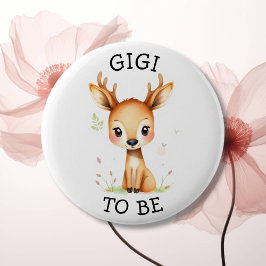 GiGi som ska | Knapp för Woodland Thworthy Baby Sh