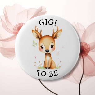 GiGi som ska Knapp för Woodland Thworthy Baby Sh