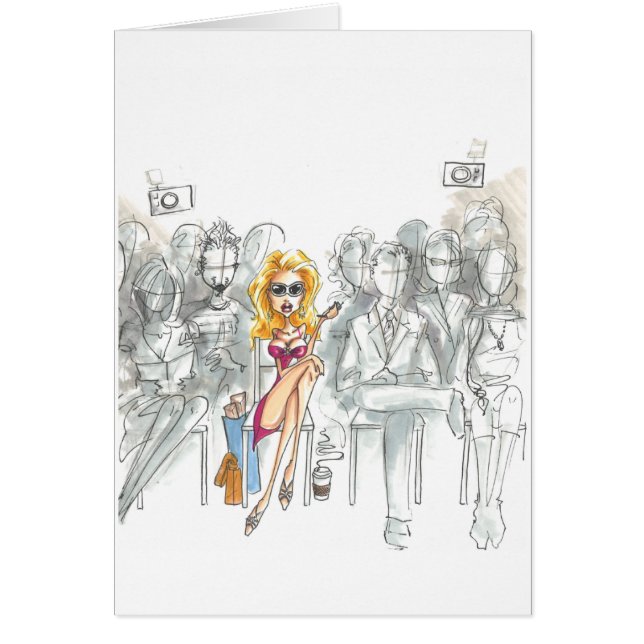 Gigi - stativ ut hälsningskort (Framsidan)