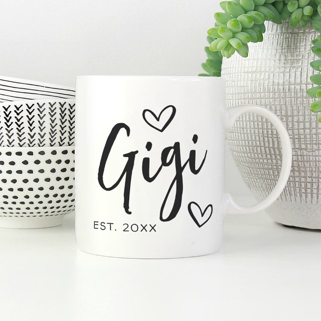 Gigi Year Etablated Grandma Kaffemugg (Skapare uppladdad)