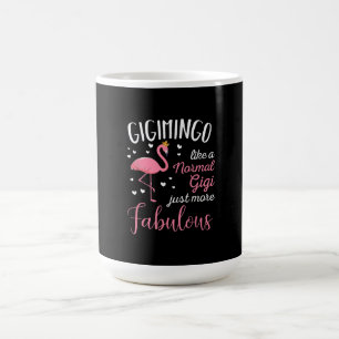 Gigimingo Rosa Flamingo Gigi Funny Grandma Kaffemugg
