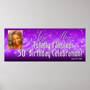 Gigis Bombshell Bling Gnistra Banner 40,5 x 16,5 Poster