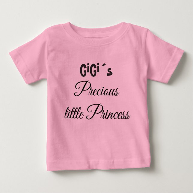 GIGI'S LITTLE PRINCESS, GRANDMA'S FLICKA ROSA TEE SHIRT (Framsida)