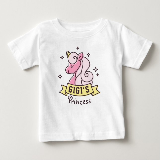 Gigis Princess Girls Shirt Tee Shirt (Framsida)