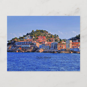 Giglio Island, Toskana Archipelago, Italien Vykort