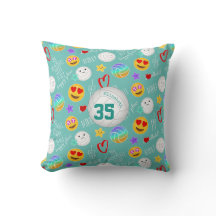 gigly volleyball lycklig kawaii emoji teal