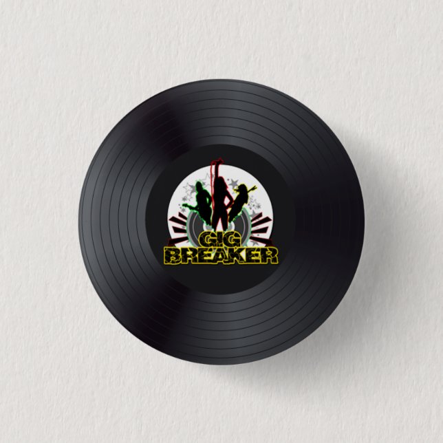 Gigsäkerhetsbrytare - "klämmer fast den rekord- knapp (Framsida)