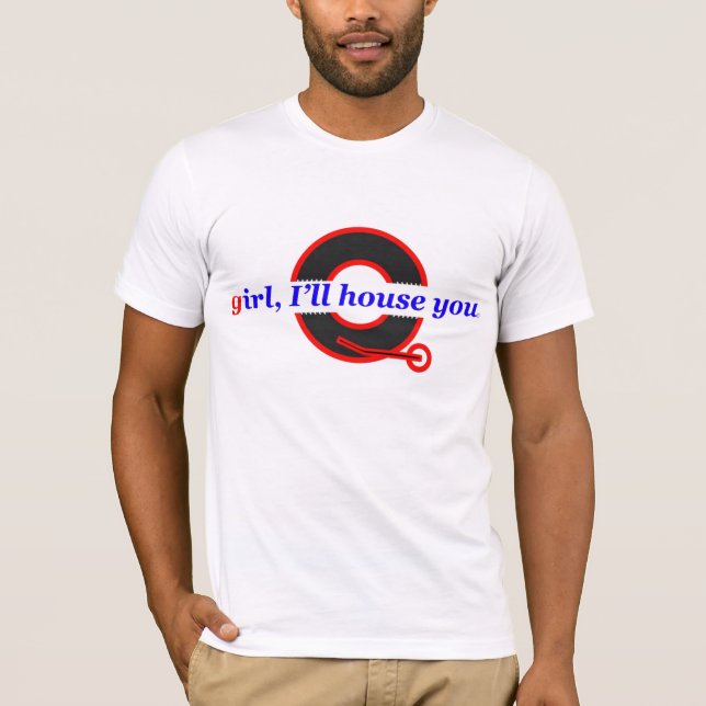 GIHY - Flickan ska jag huset dig T Shirt (Framsida)