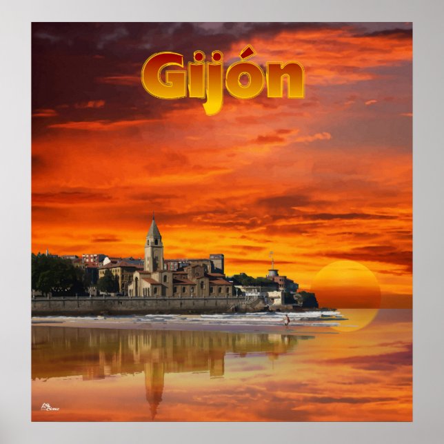 Gijón Poster (Framsidan)