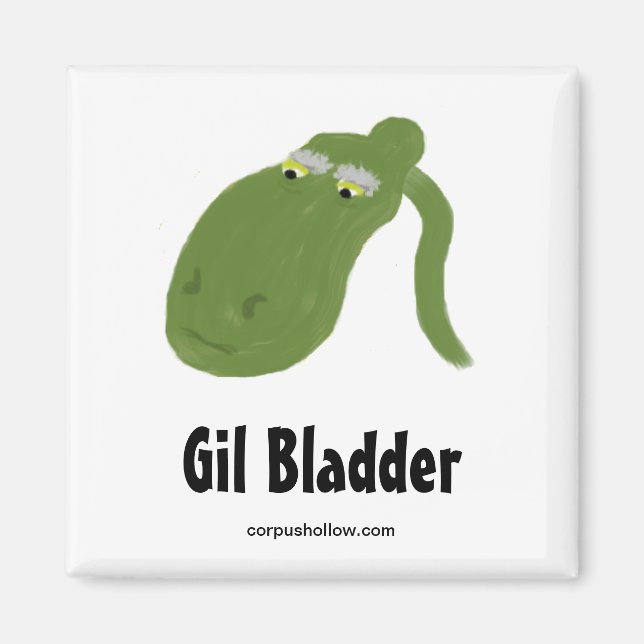 Gil Bladder Magnet (Framsidan)