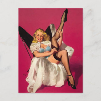 Gil Elvgren Vintage Pin-up-flicka Vykort