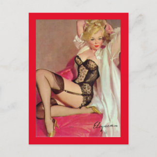 Gil Elvgren - Vintage-stift Vykort