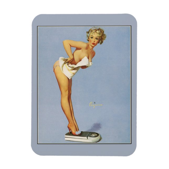 Gil Elvgren ♡ Vintage tag i ♡ Magnet (Vertikal)