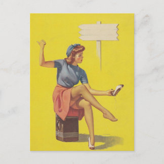 Gil Elvgren ♡ Vintage tag i ♡ Vykort