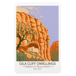 Gila Cliff Dwellings National Monument New mexico Magnet