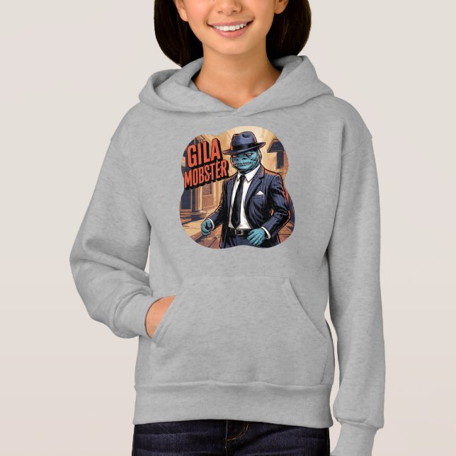 Gila Mobster Illustration Combo Creature Funny T Shirt (Framsida)
