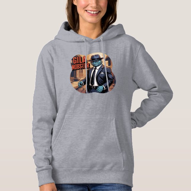 Gila Mobster Illustration Combo Creature Funny T Shirt (Framsida)