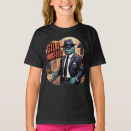 Gila Mobster Illustration Combo Creature Funny T Shirt