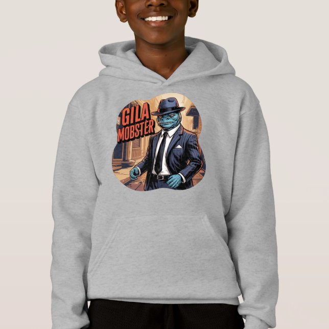 Gila Mobster Illustration Combo Creature Funny T Shirt (Framsida)