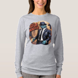Gila Mobster Illustration Combo Creature Funny T Shirt