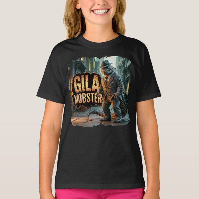 Gila Mobster Photographic Combo Creature Funny T Shirt (Framsida)