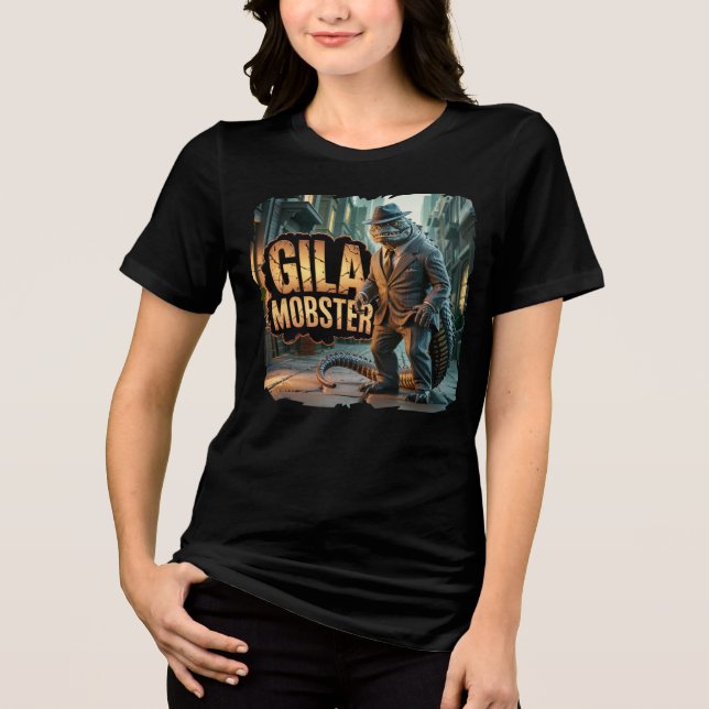 Gila Mobster Photographic Combo Creature Funny T Shirt (Framsida)