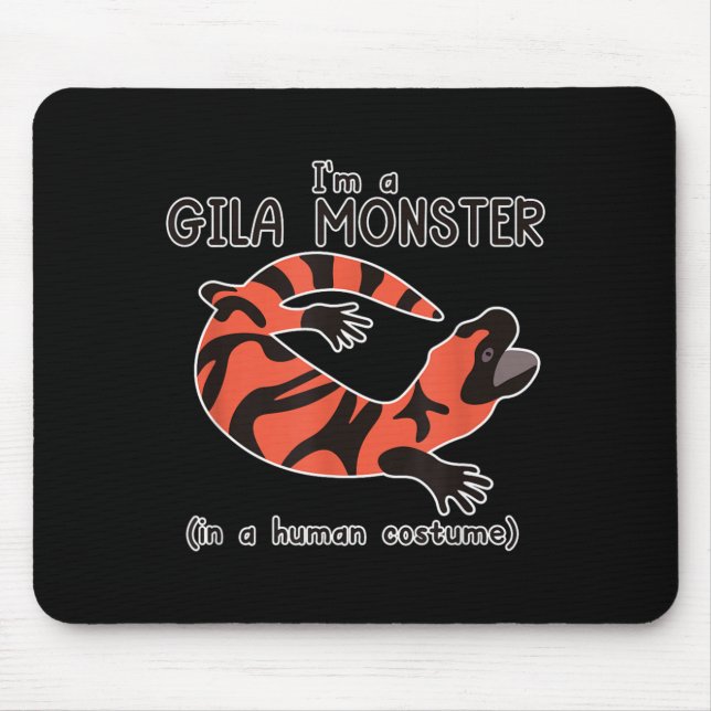 Gila Monster-kostym Rollig Halloween-grafik Musmatta (Framsidan)