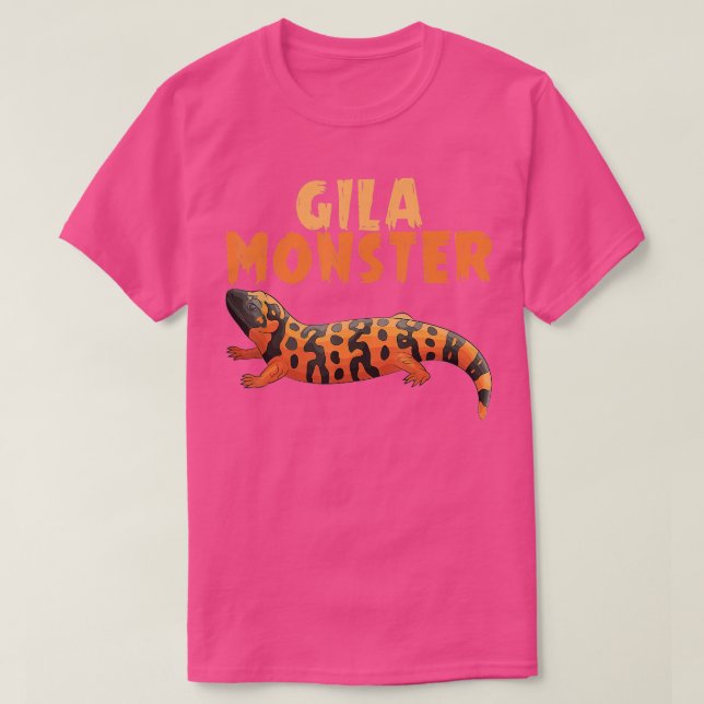Gila Monster Lizard T Shirt (Design framsida)
