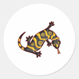 Gila Monster Runt Klistermärke