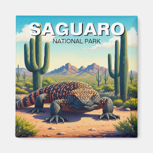Gila Monster Saguaro nationalpark Magnet