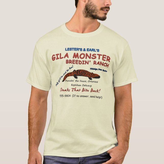 Gila monsterranch t-shirt (Framsida)