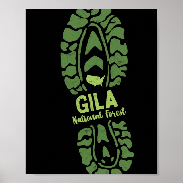 Gila National Forest New Mexico Nm Vildmarkssemest Poster (Framsidan)