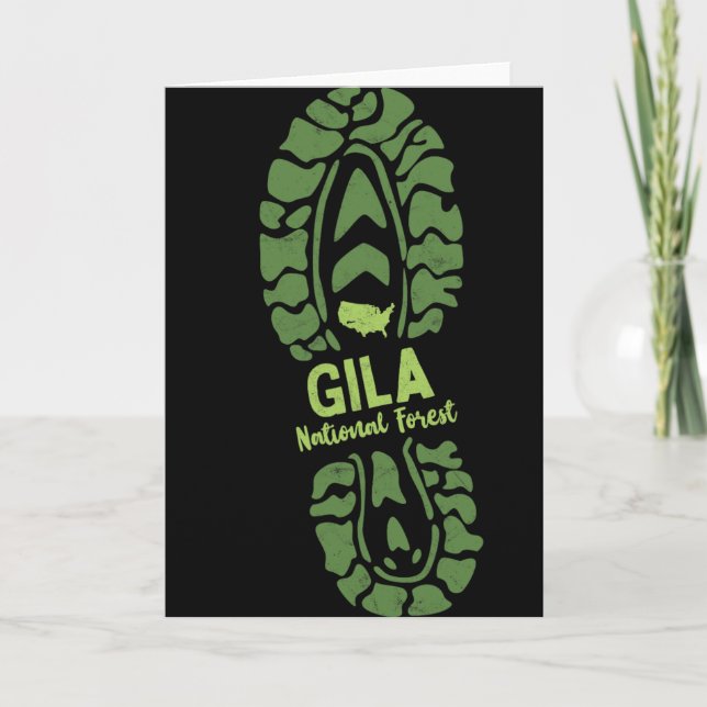 Gila National Forest New Mexico Nm Wilderness Vaca Kort (Framsida)