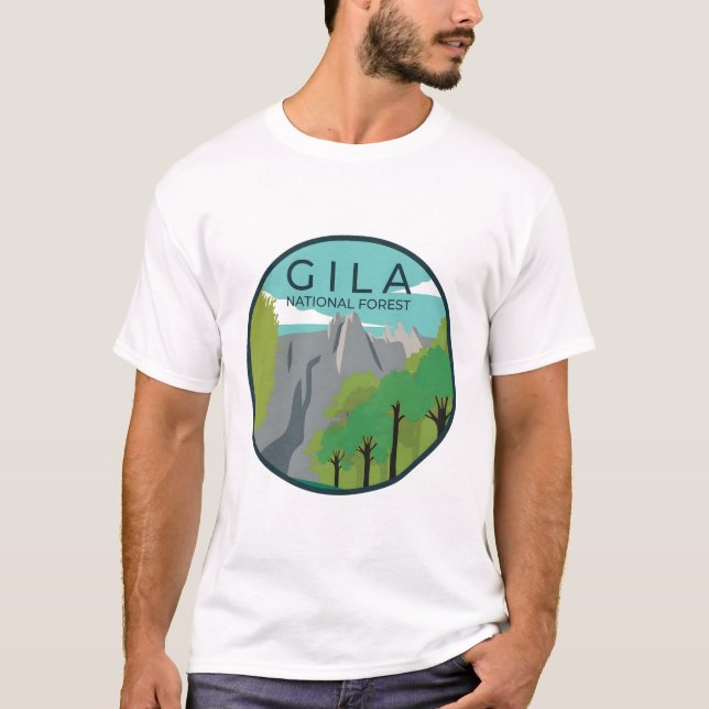 Gila National Forest T Shirt (Framsida)