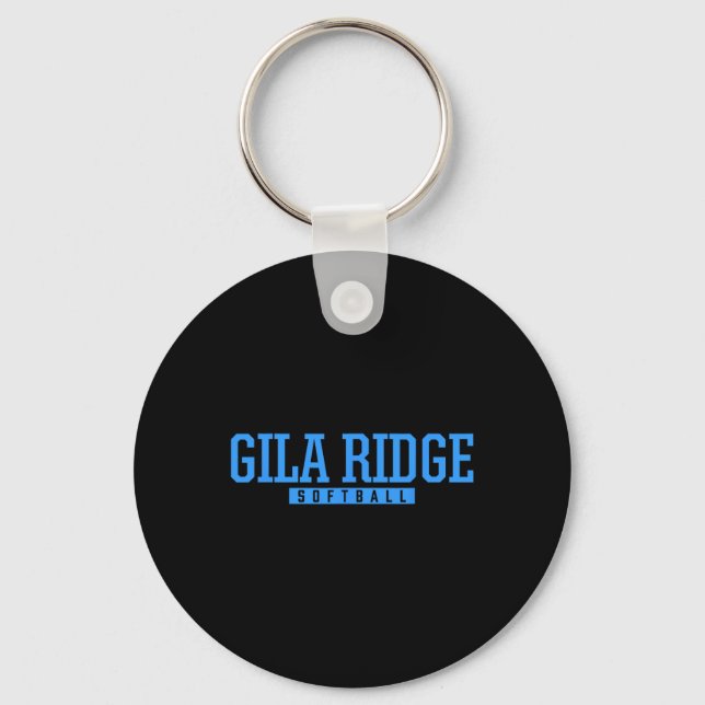 Gila Ridge High School Softboll Nyckelring (Framsida)